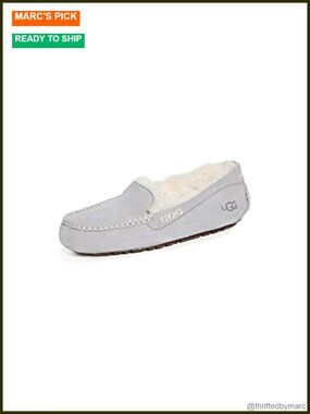 UGG Ansley Slippers Suede Water Resistant Whole Size Wool Lined